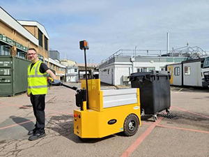 West Suffolk Hospital takes delivery of fleet of tugs from Bradshaw EV