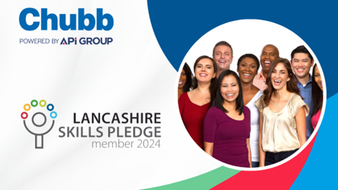 Chubb joins the Lancashire Skills Pledge